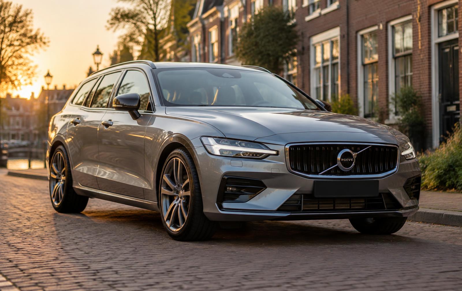 Auto te koop in een Nederlandse straat